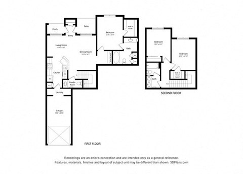 3 Bedroom Floor Plan 3 Bedroom Floor Plan at Woodway Village, Texas